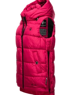 Marikoo Damen Steppweste - Zarinaa in fuchsia