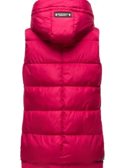 Marikoo Damen Steppweste - Zarinaa in fuchsia