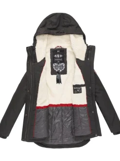 Marikoo Damen Winterjacke - Bikoo in anthrazit