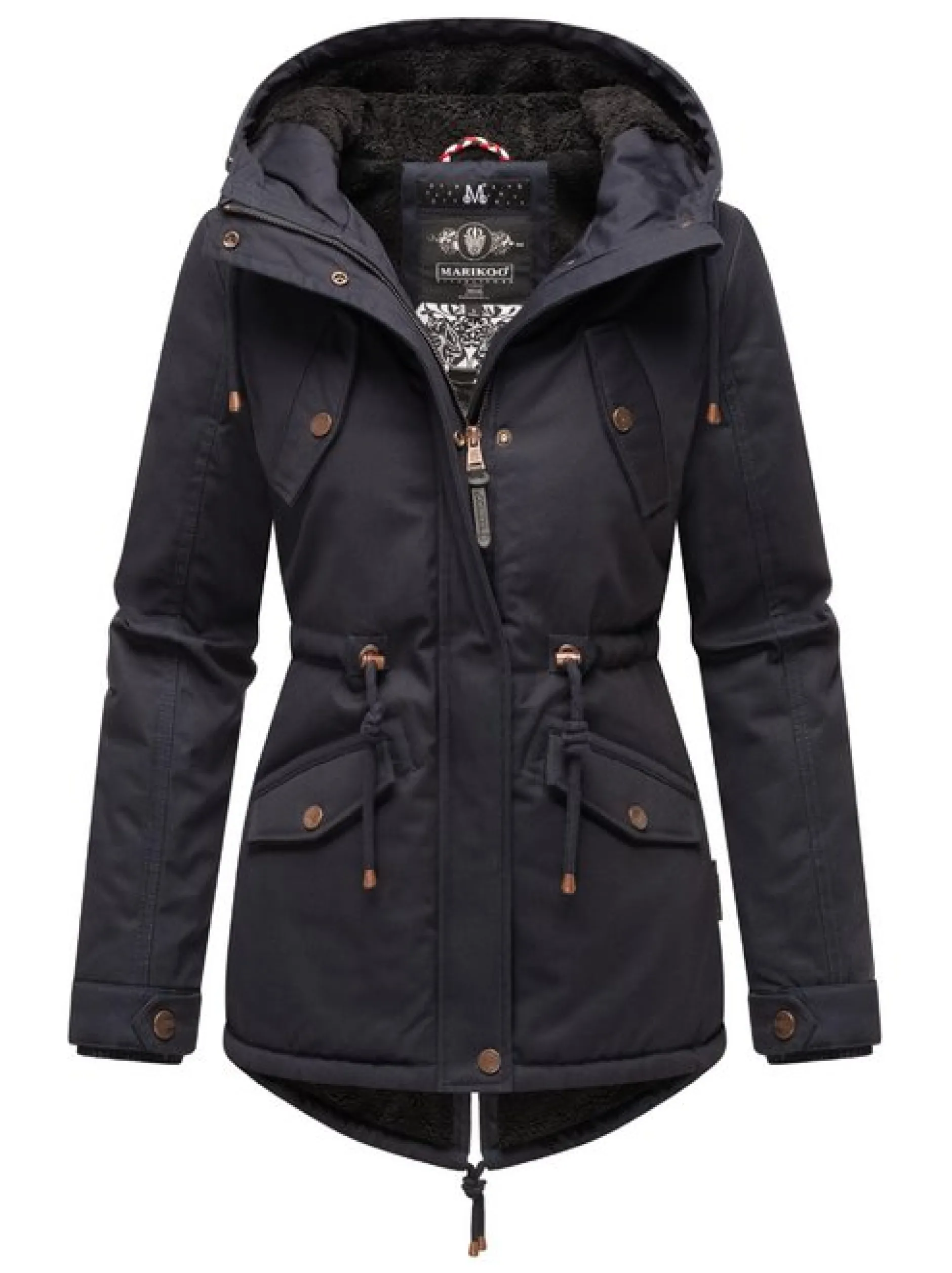 Marikoo Damen Winterjacke - Manolya in blau