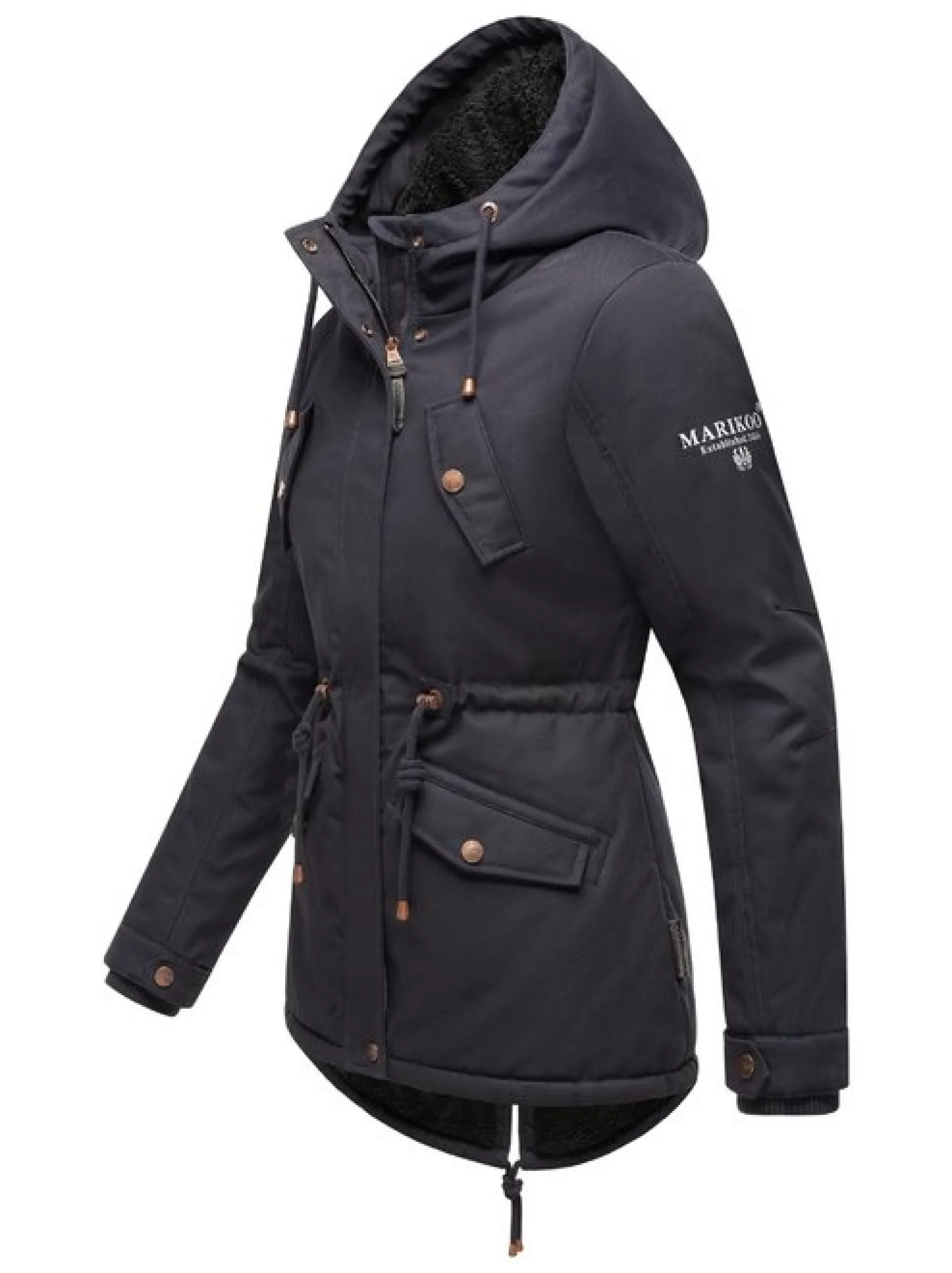 Marikoo Damen Winterjacke - Manolya in blau