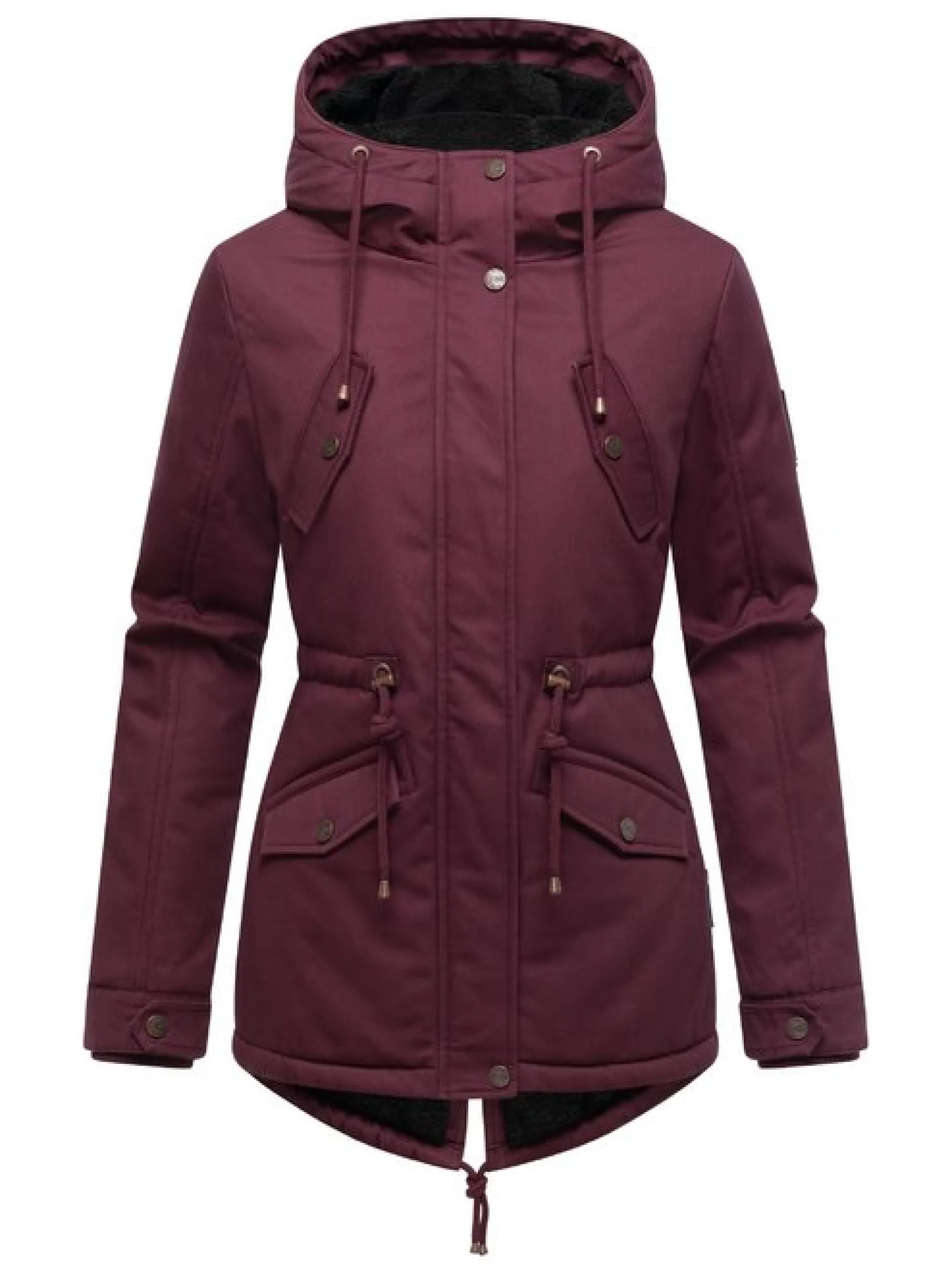 Marikoo Damen Winterjacke - Manolya in bordeaux