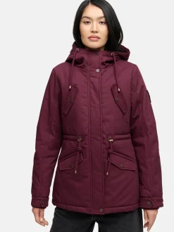 Marikoo Damen Winterjacke - Manolya in bordeaux