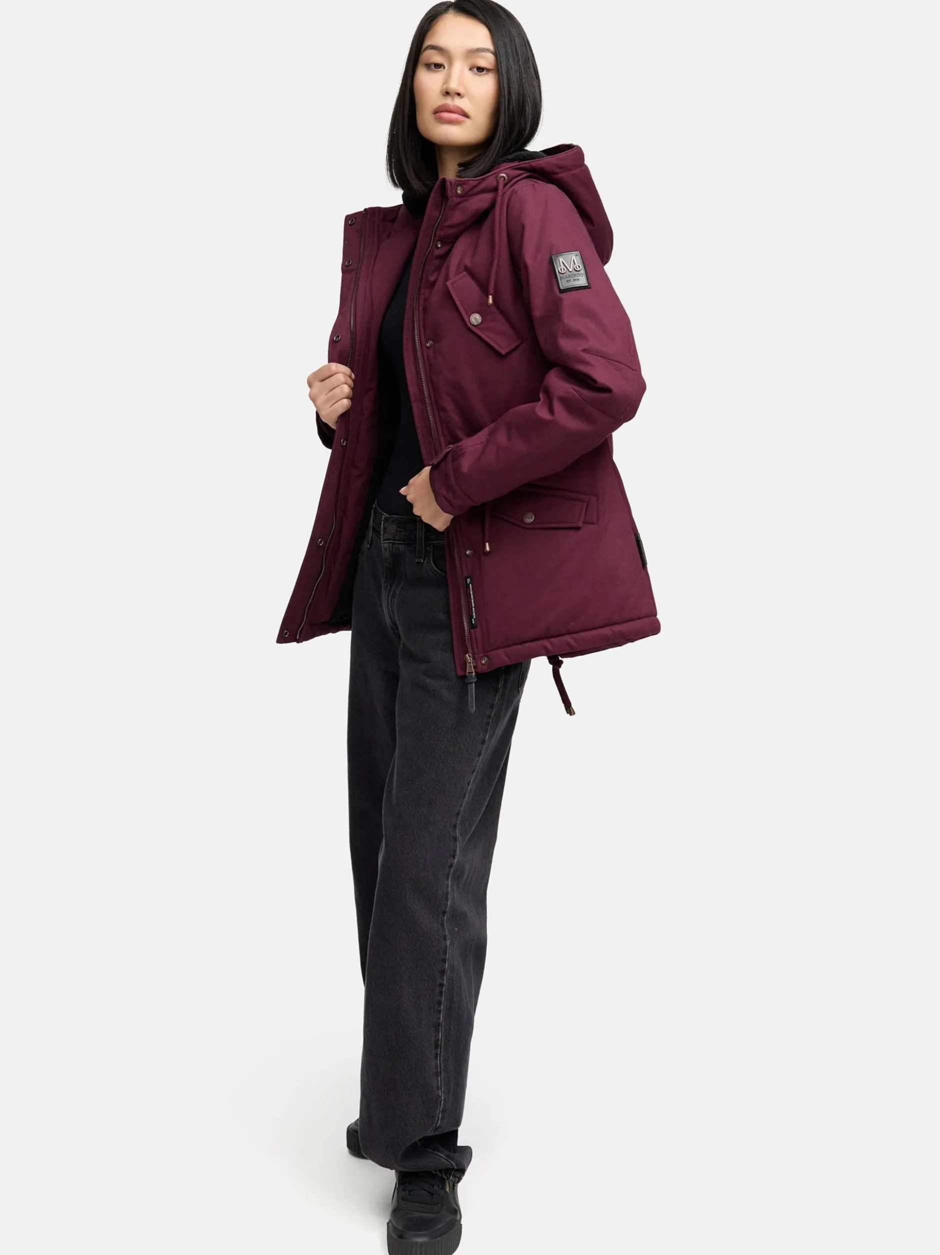 Marikoo Damen Winterjacke - Manolya in bordeaux