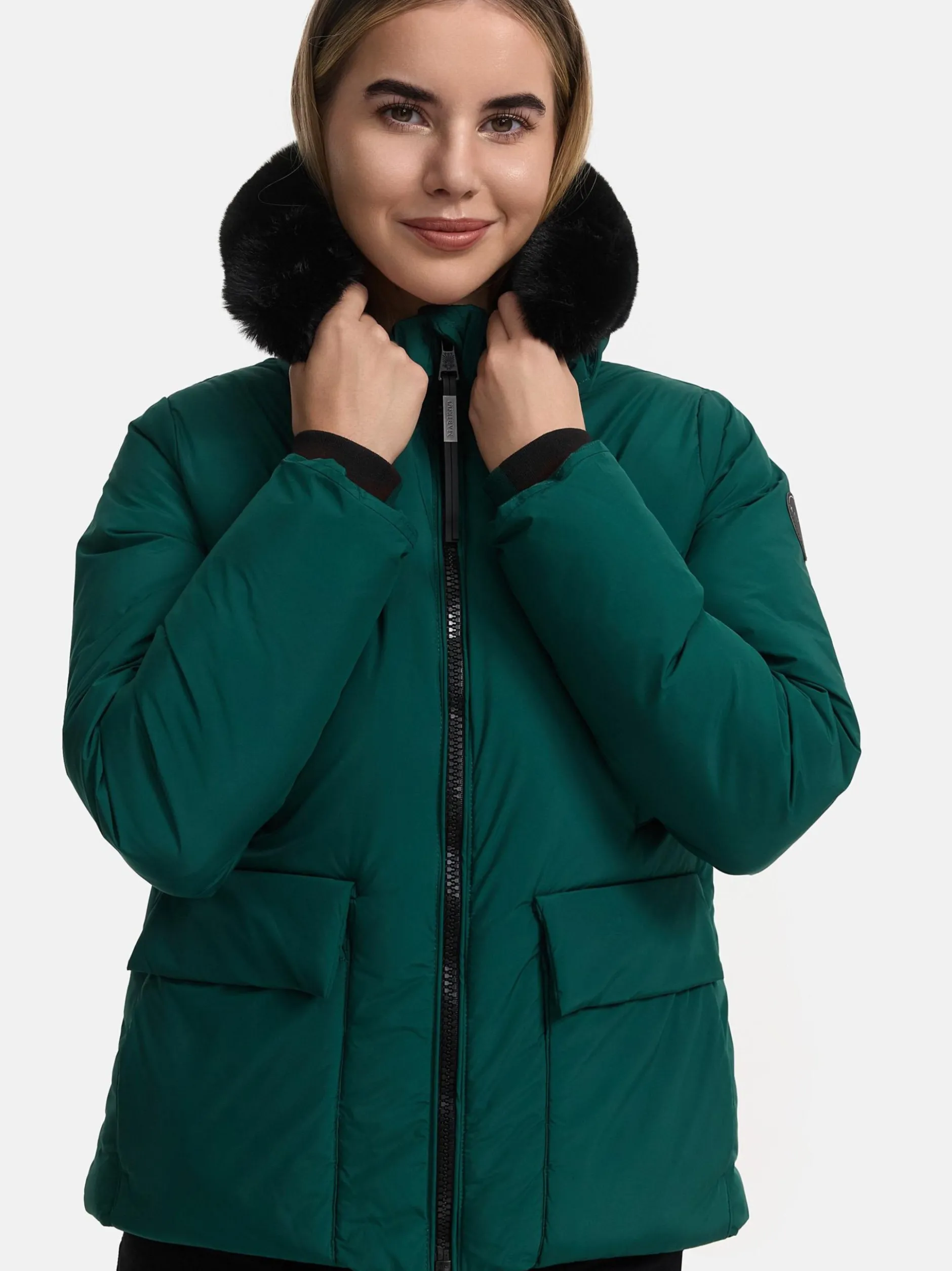 Marikoo Damen Winterjacke - Morinaa XVI in grün