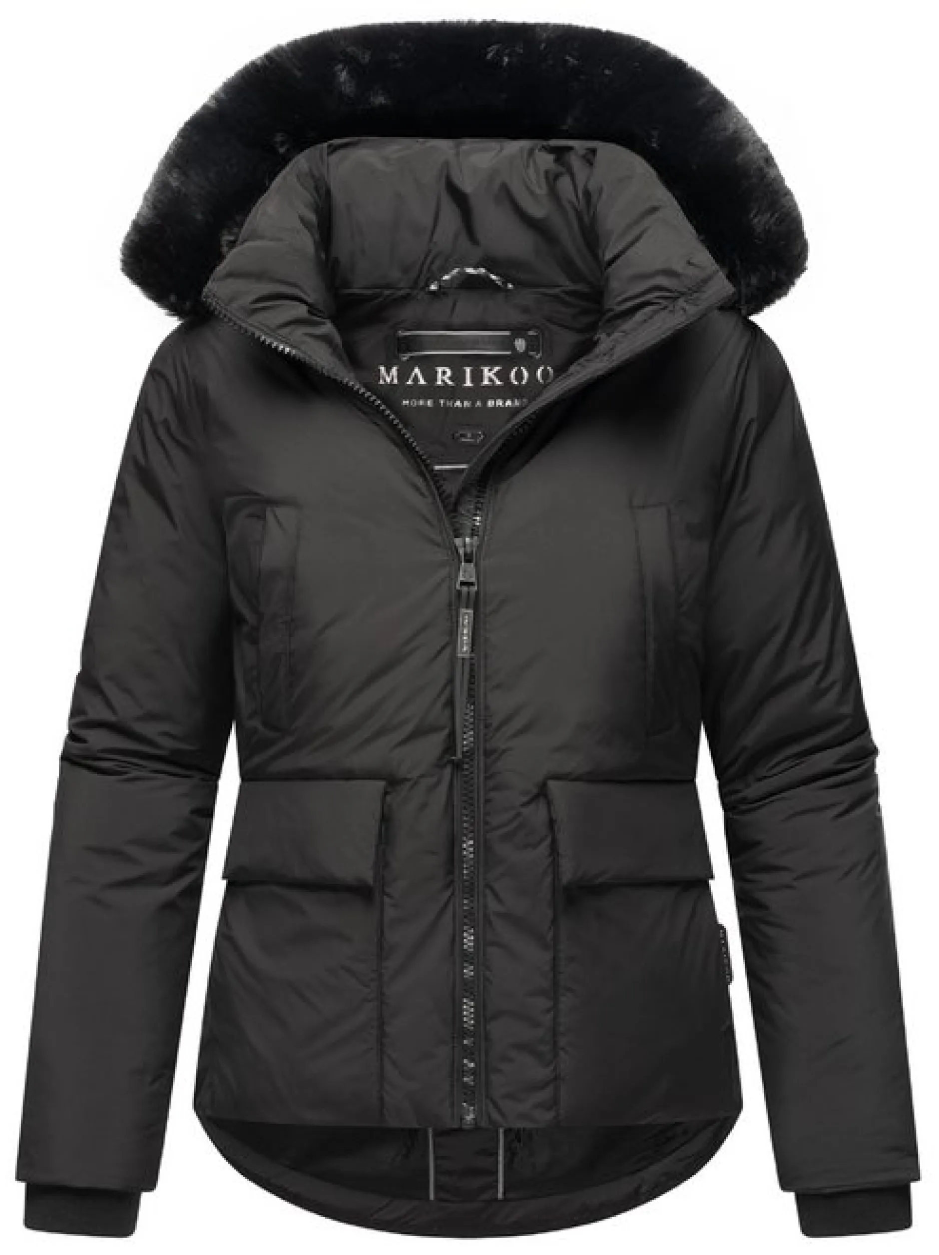 Marikoo Damen Winterjacke - Morinaa XVI in schwarz