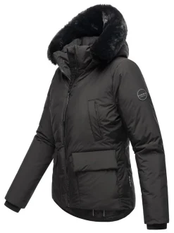 Marikoo Damen Winterjacke - Morinaa XVI in schwarz