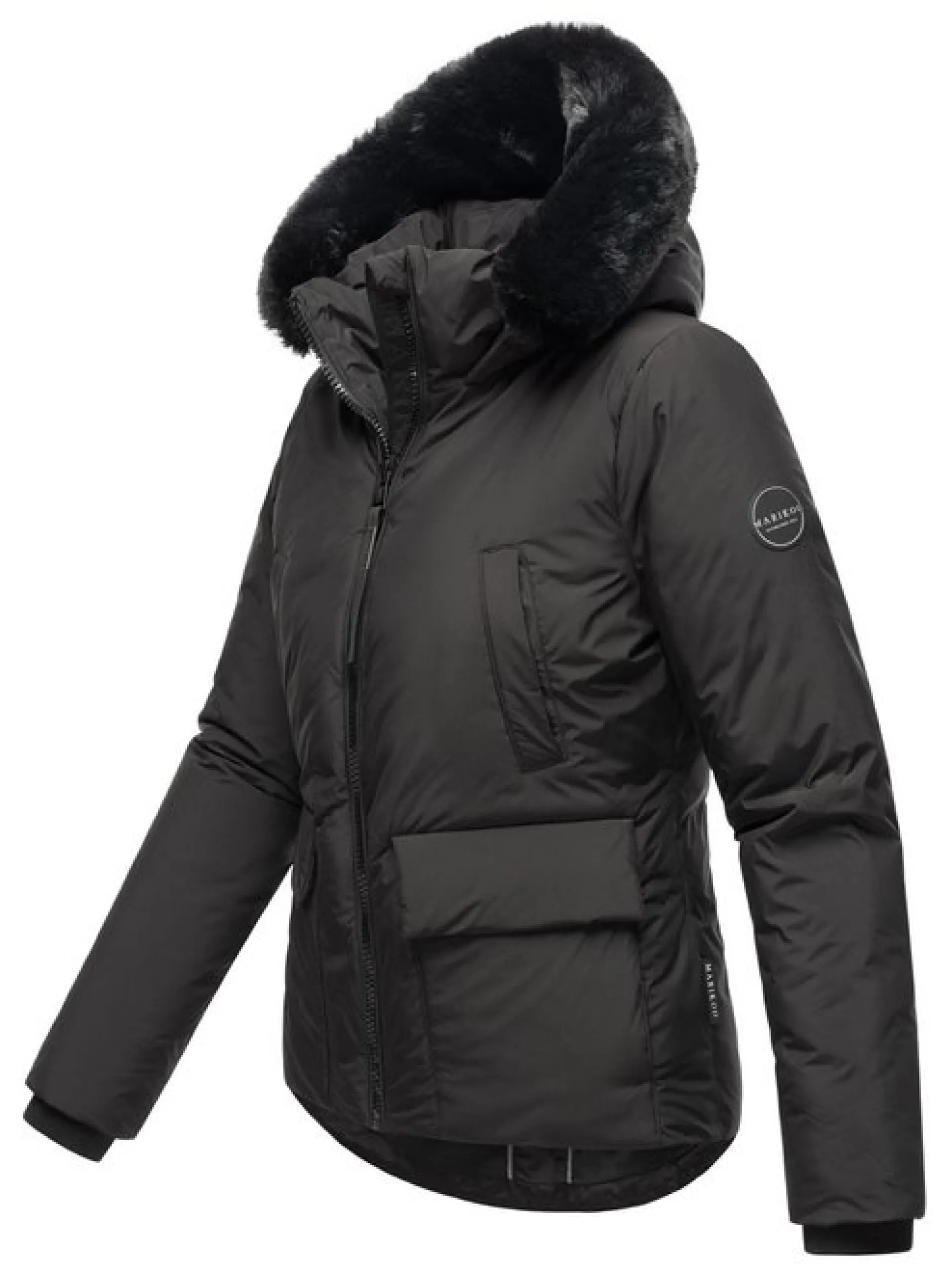Marikoo Damen Winterjacke - Morinaa XVI in schwarz