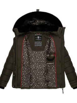 Marikoo Damen Winterjacke - Qesraa in anthrazit