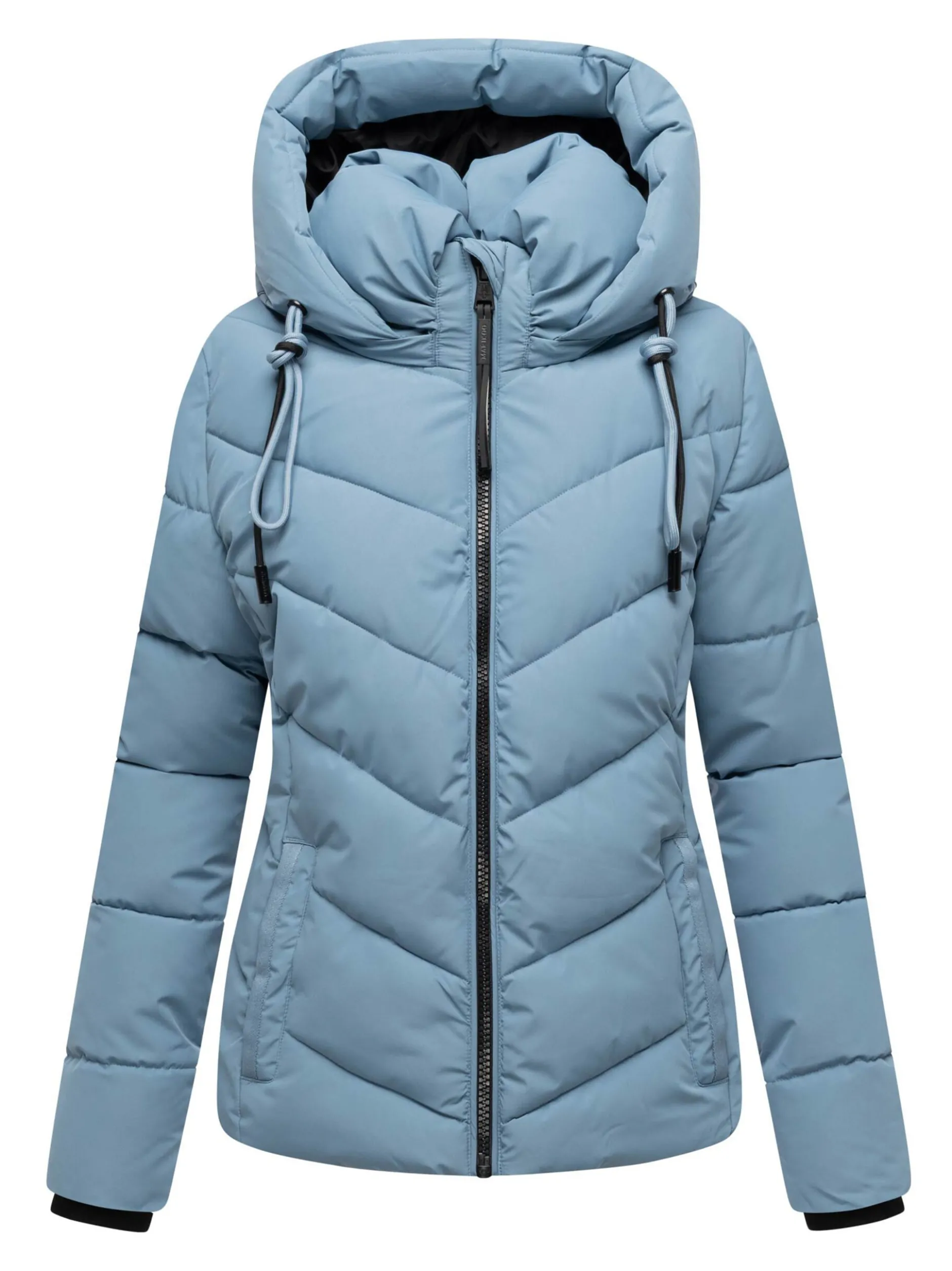 Marikoo Damen Winterjacke - Sahnemausii in hellblau
