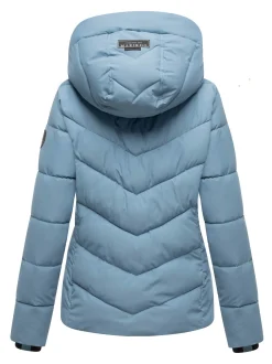 Marikoo Damen Winterjacke - Sahnemausii in hellblau