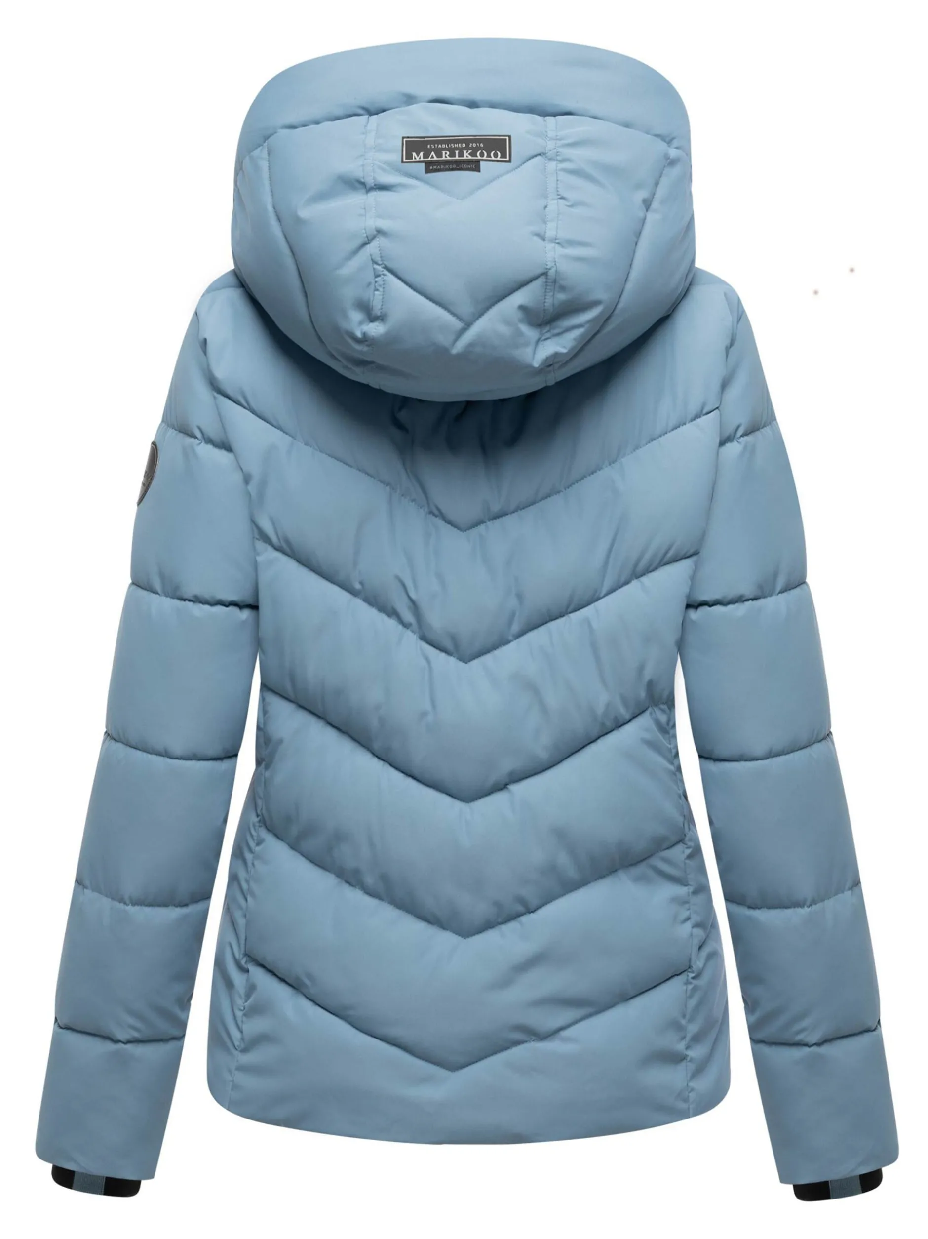 Marikoo Damen Winterjacke - Sahnemausii in hellblau