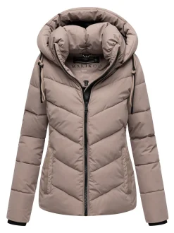 Marikoo Damen Winterjacke - Sahnemausii in taupe