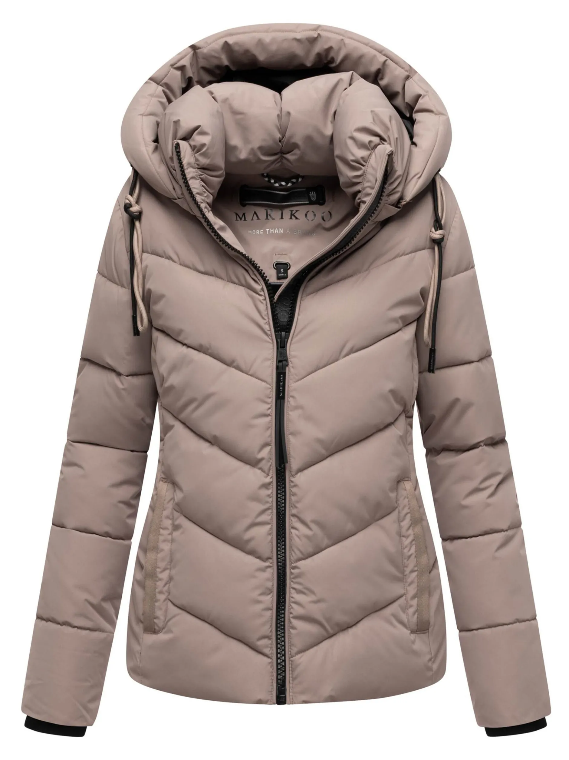 Marikoo Damen Winterjacke - Sahnemausii in taupe
