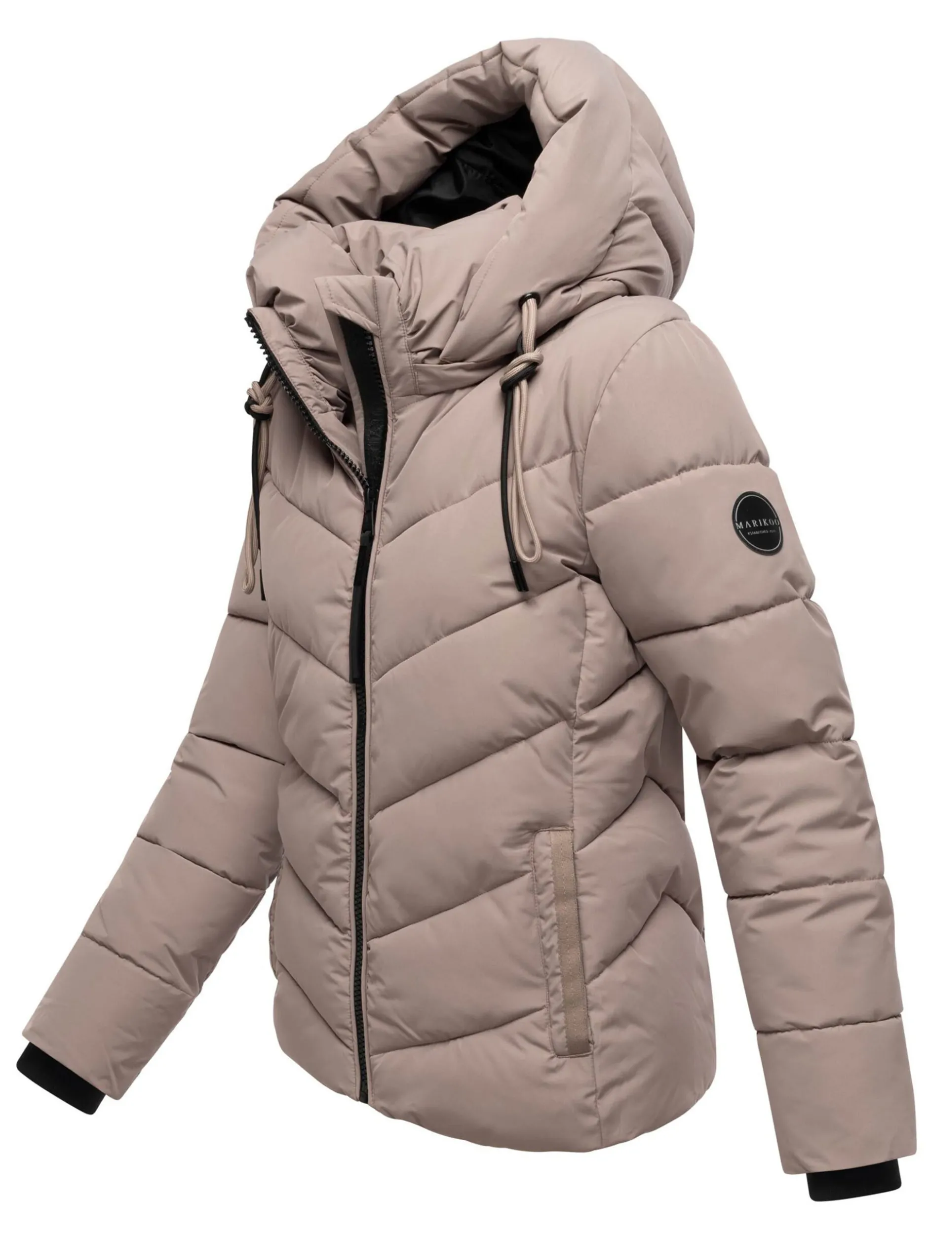 Marikoo Damen Winterjacke - Sahnemausii in taupe
