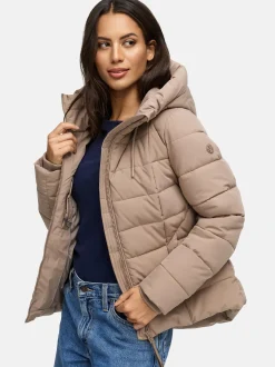 Marikoo Damen Winterjacke - Tayenaa 16 in taupe