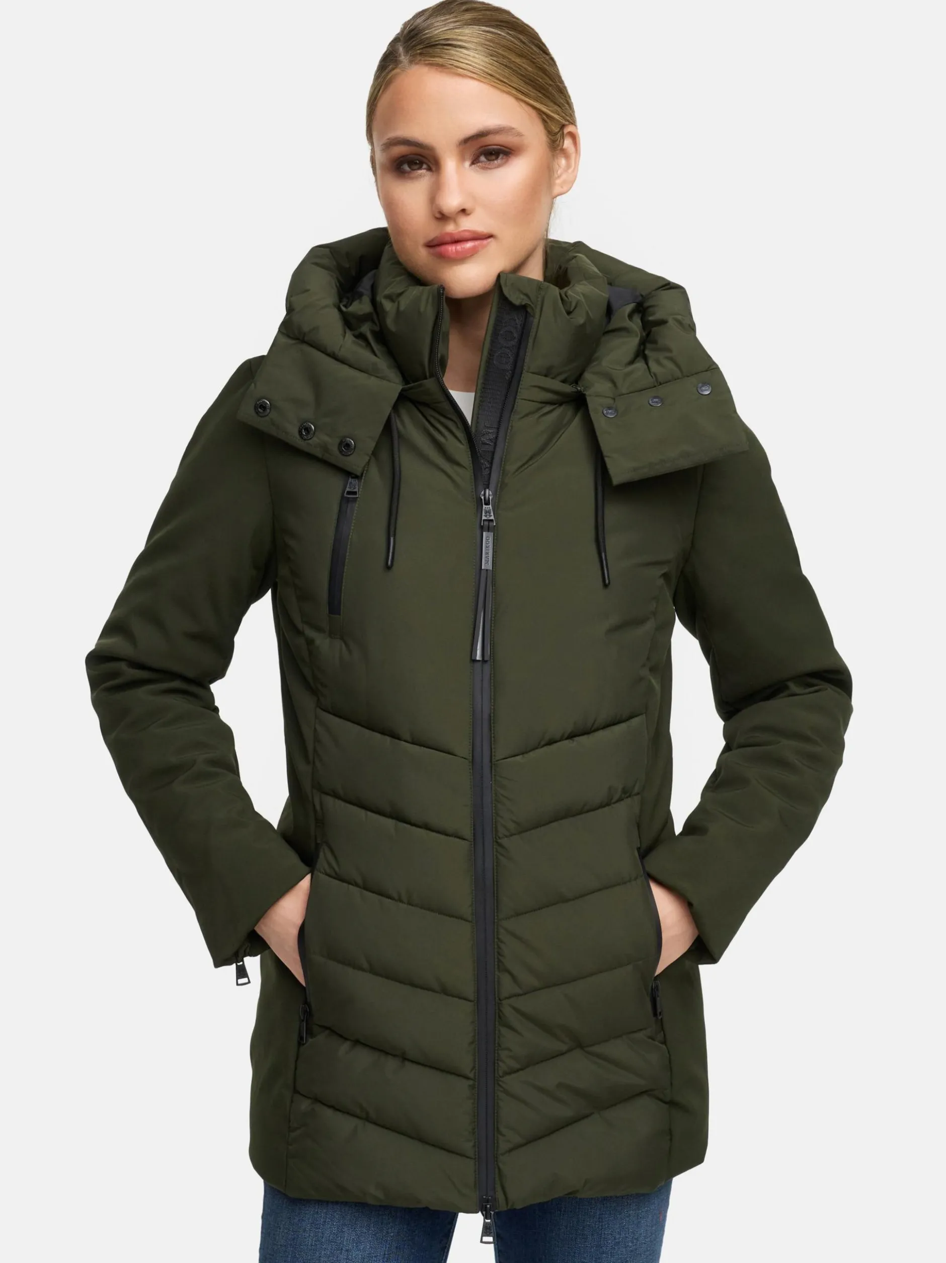 Marikoo Damen Winterjacke - Tivaa XVI in oliv