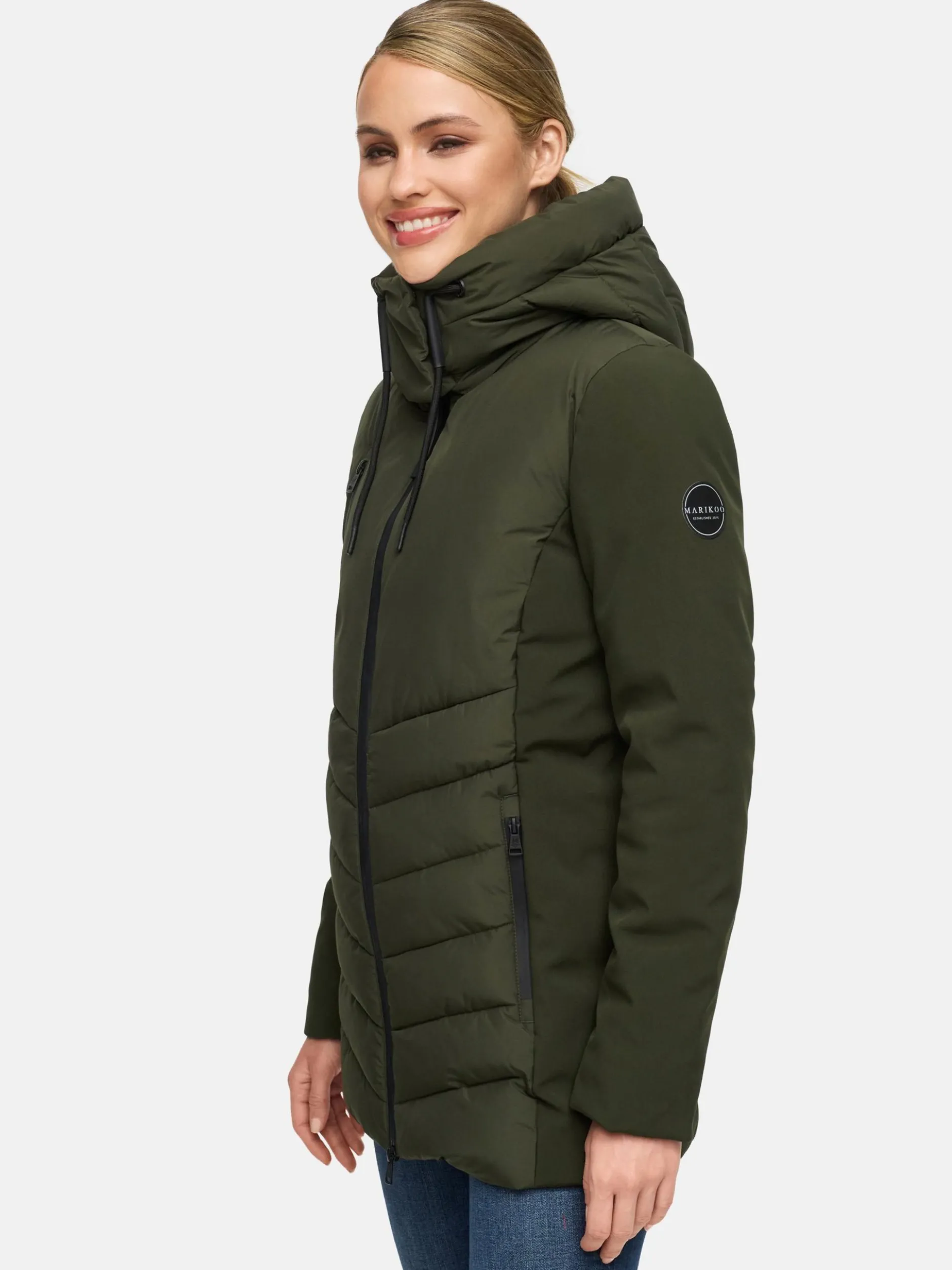 Marikoo Damen Winterjacke - Tivaa XVI in oliv
