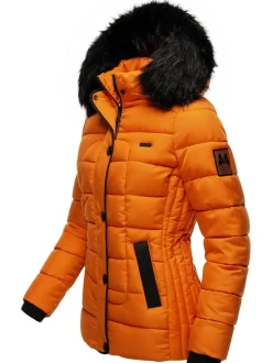 Marikoo Damen Winterjacke - Unique in orange