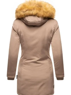 Marikoo Damen Wintermantel - Karmaa in taupe