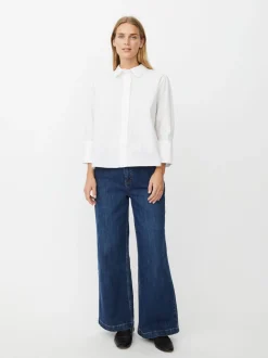 Masai Damen Hemdbluse in weiß - Ärmel: 3/4 Arm