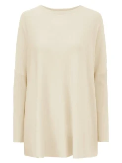 Masai Damen Langarm-Strickpullover in beige