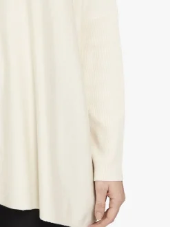 Masai Damen Langarm-Strickpullover in beige