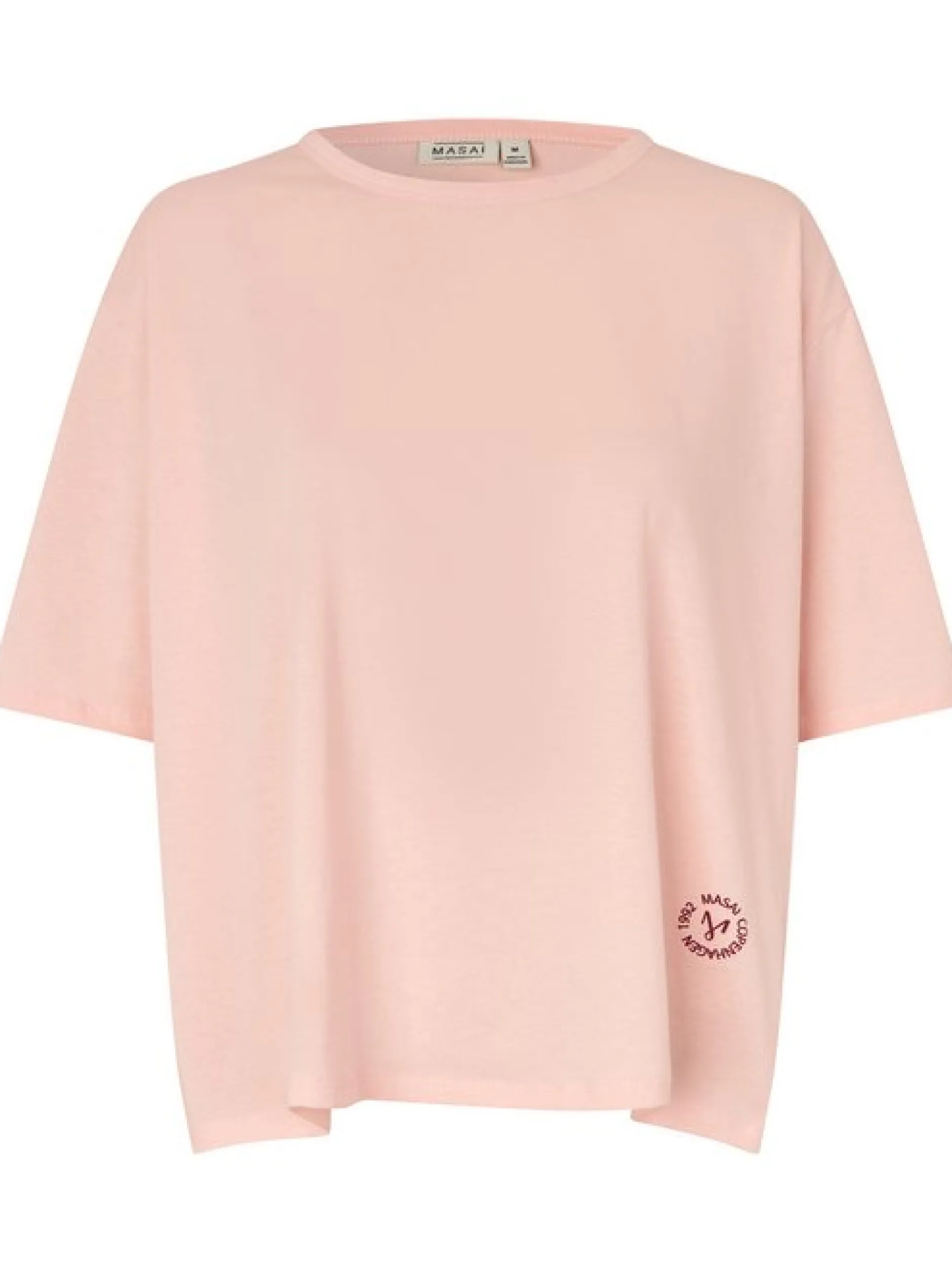 Masai Damen T-Shirt in rosa - Ausschnitt: Rundhals