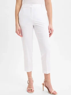MAX&Co. Damen Röhrenhose - Heller in weiß
