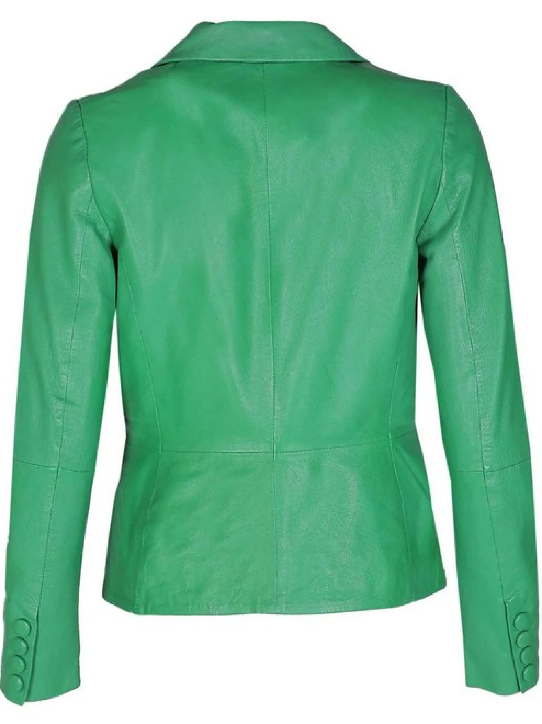 Maze Damen Lederblazer in grün