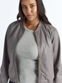 Maze Damen Lederblouson in braun