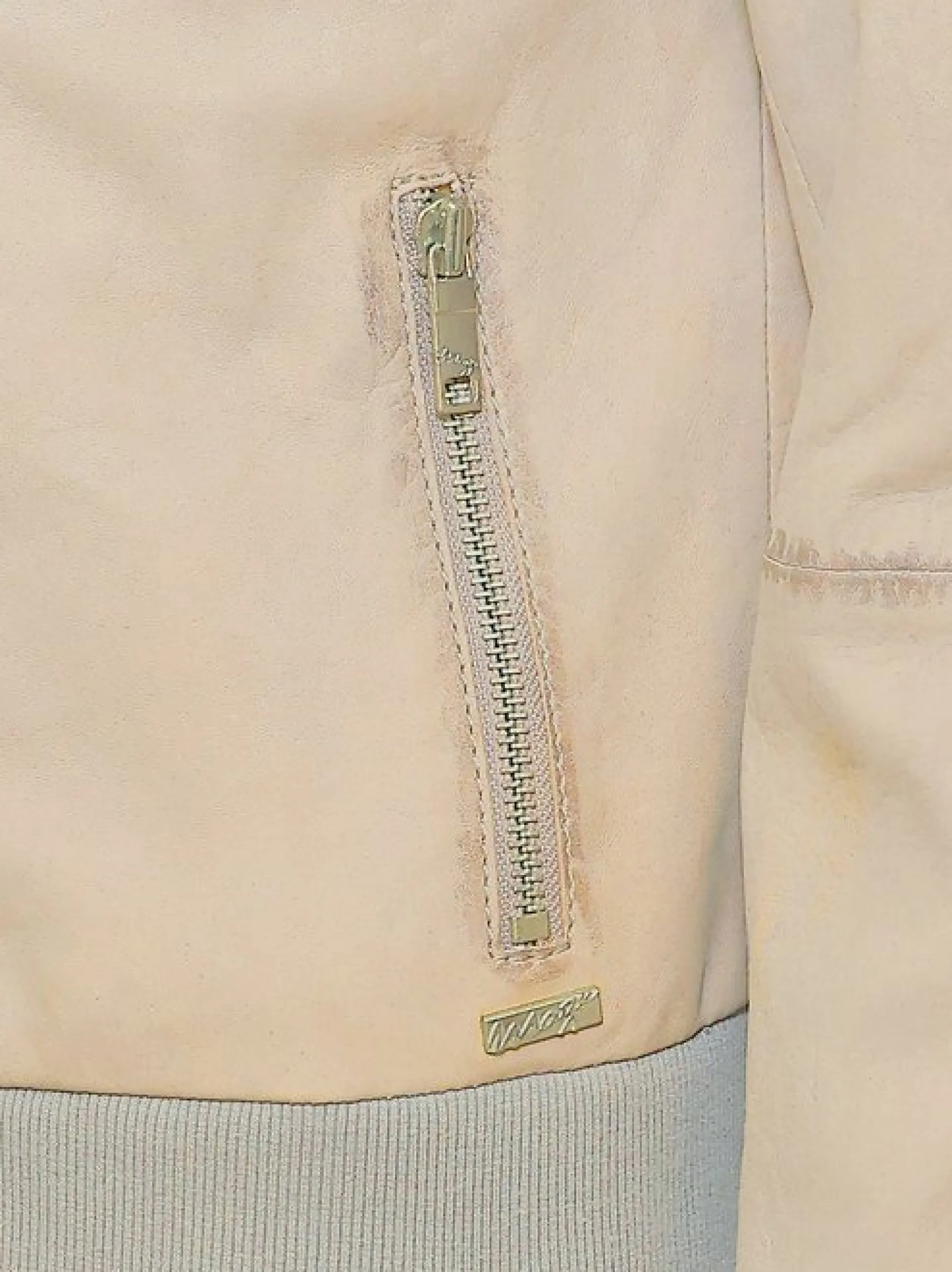 Maze Damen Lederblouson in lila
