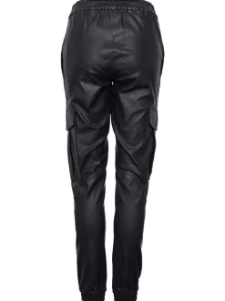 Maze Damen Lederhose in schwarz