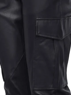 Maze Damen Lederhose in schwarz