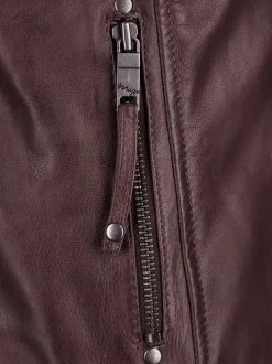 Maze Damen Lederjacke in braun
