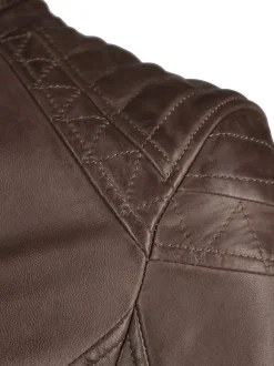 Maze Damen Lederjacke in braun
