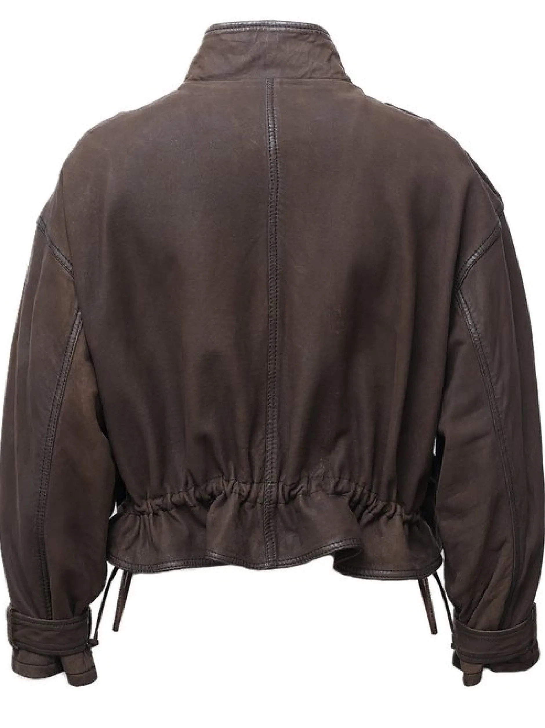 Maze Damen Lederjacke in braun