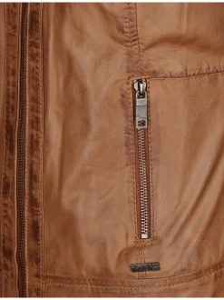 Maze Damen Lederjacke in cognac