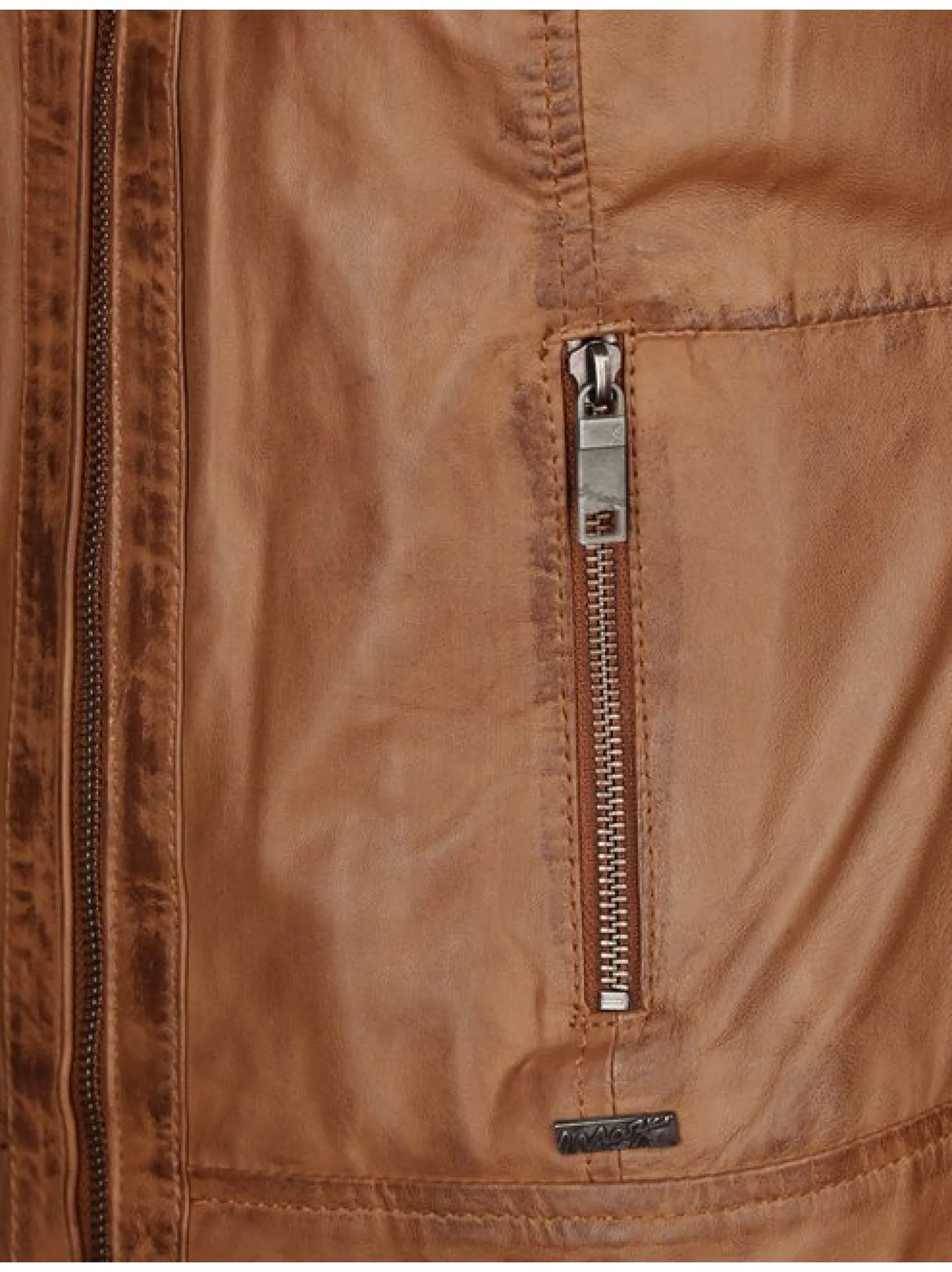 Maze Damen Lederjacke in cognac