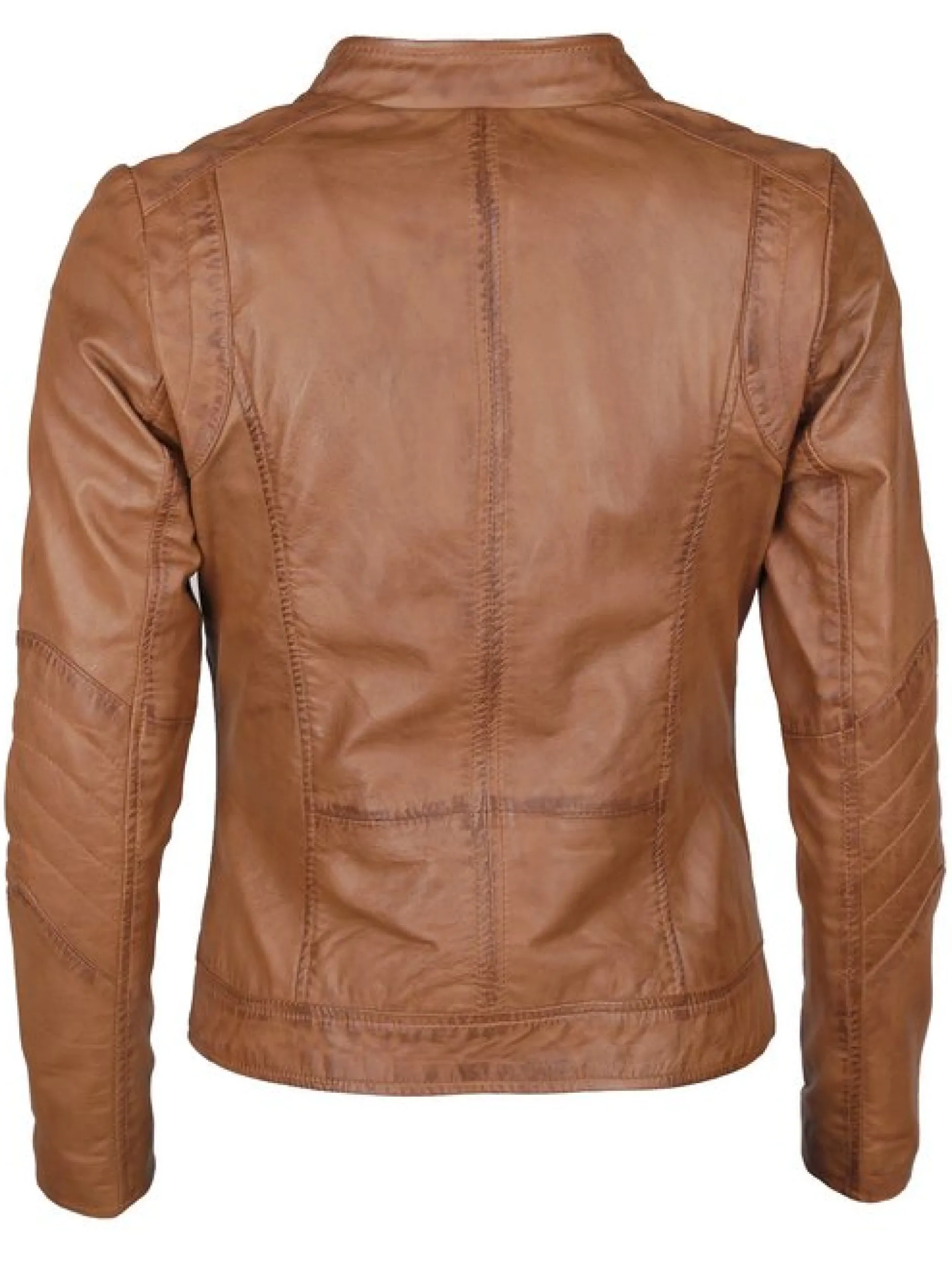 Maze Damen Lederjacke in cognac