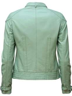 Maze Damen Lederjacke in mint