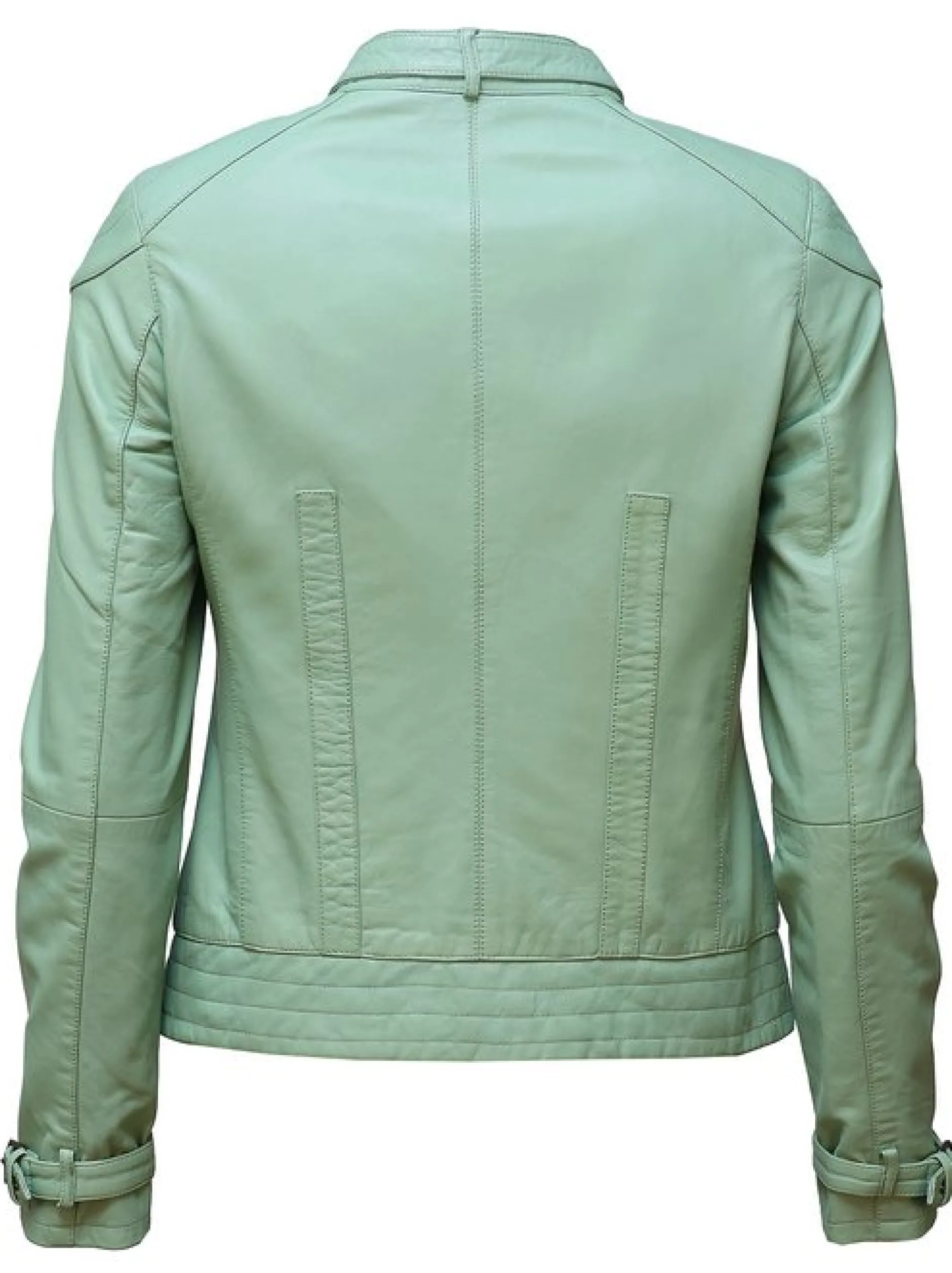 Maze Damen Lederjacke in mint