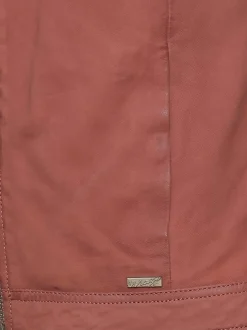 Maze Damen Lederjacke in rosa