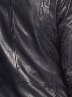 Maze Damen Lederjacke in schwarz