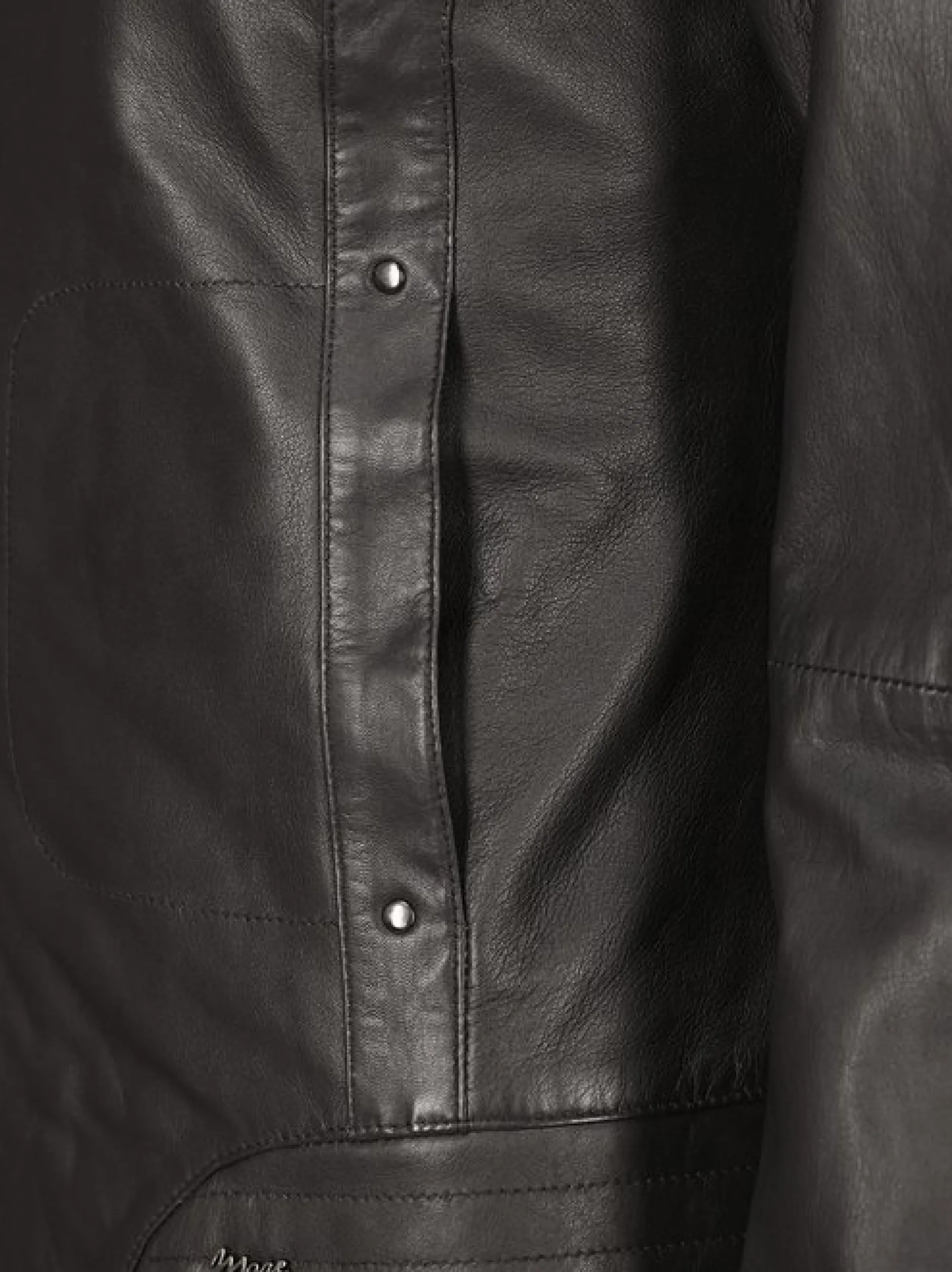 Maze Damen Lederjacke in schwarz