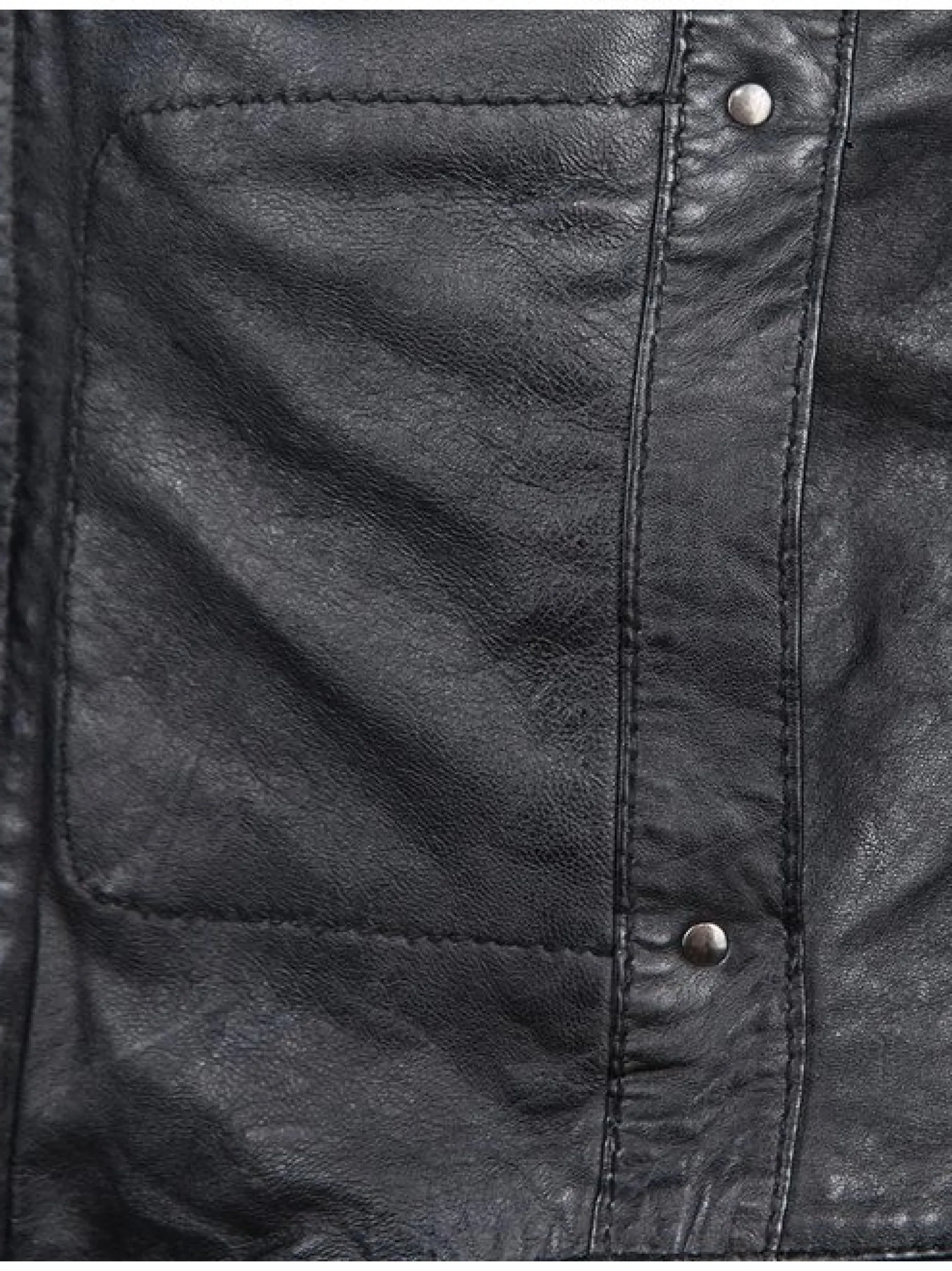 Maze Damen Lederjacke in schwarz