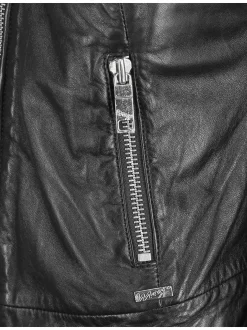 Maze Damen Lederjacke in schwarz