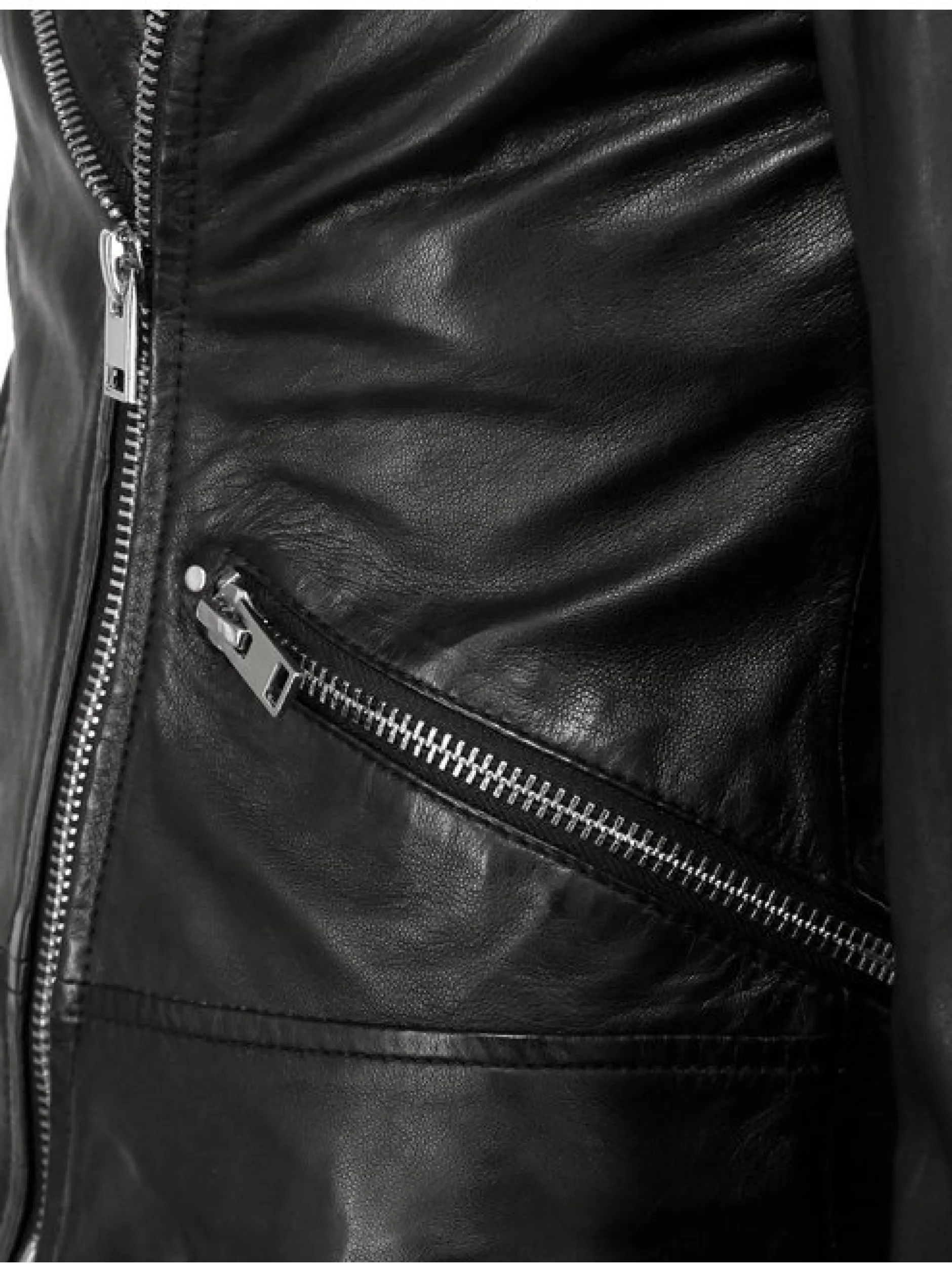 Maze Damen Lederjacke in schwarz
