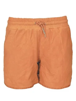 Maze Damen Ledershorts in aprikot