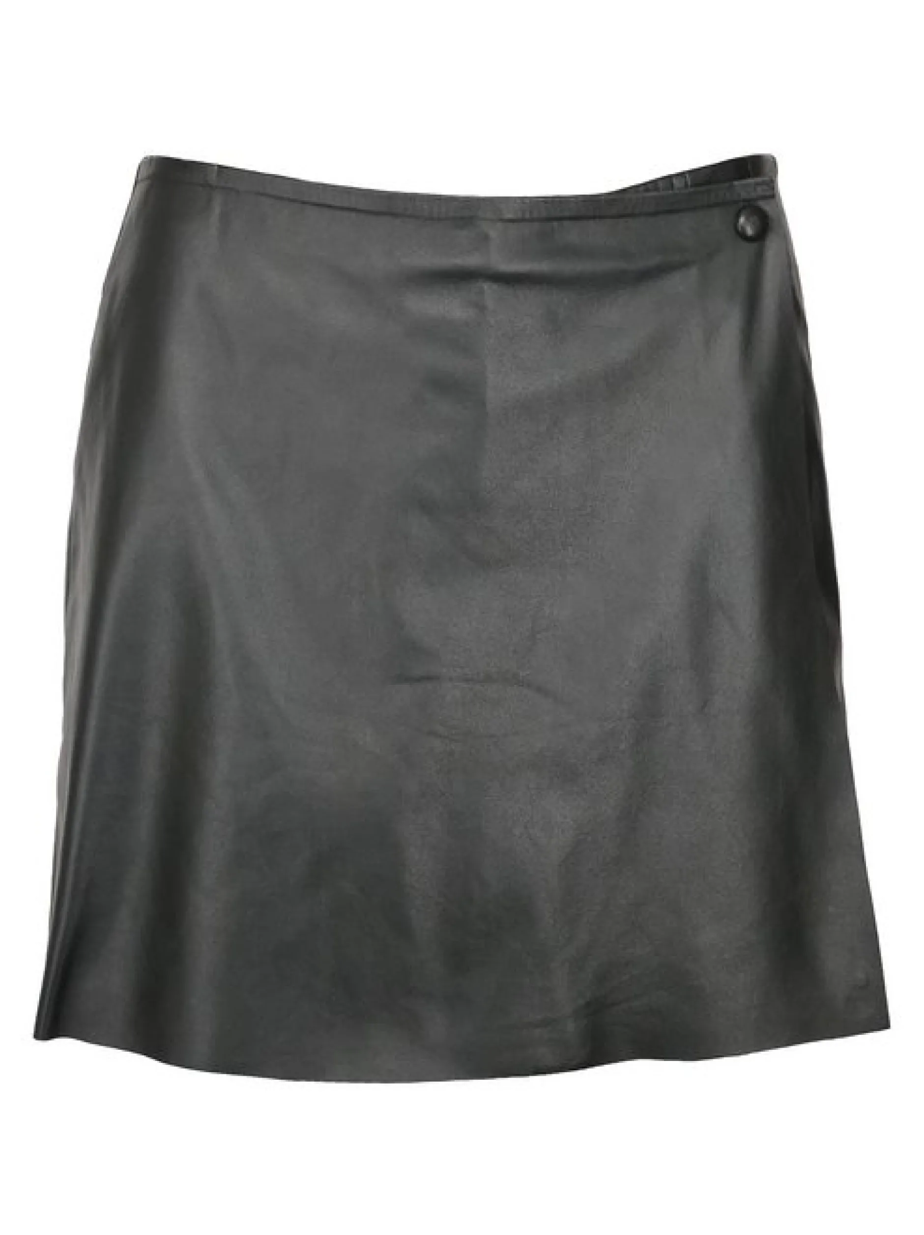 Maze Damen Lederskirt in schwarz